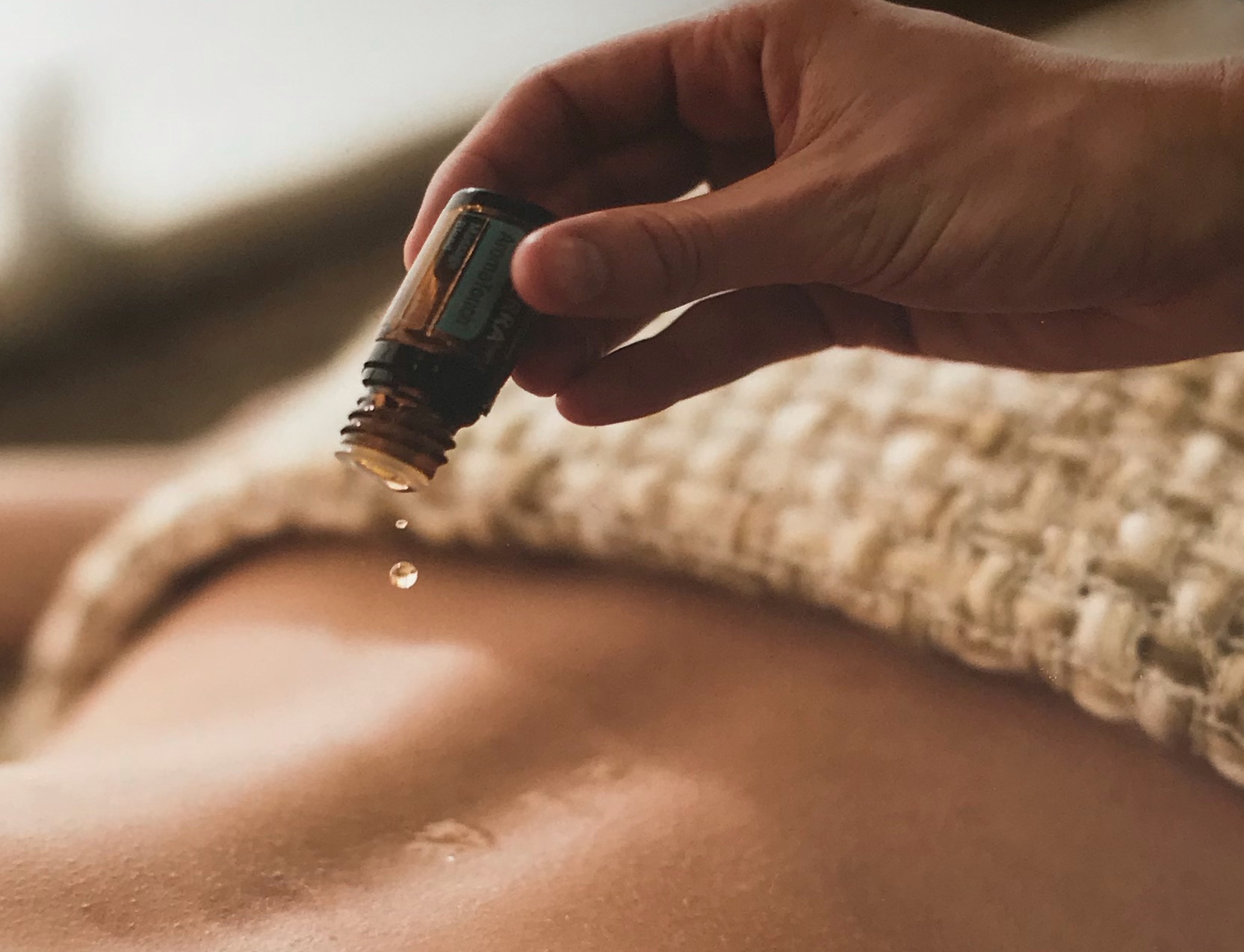 aroma-massage-wellness durch die nase